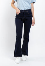 Forest Ladies Hight Waist Boot Cut Jeans - 810458