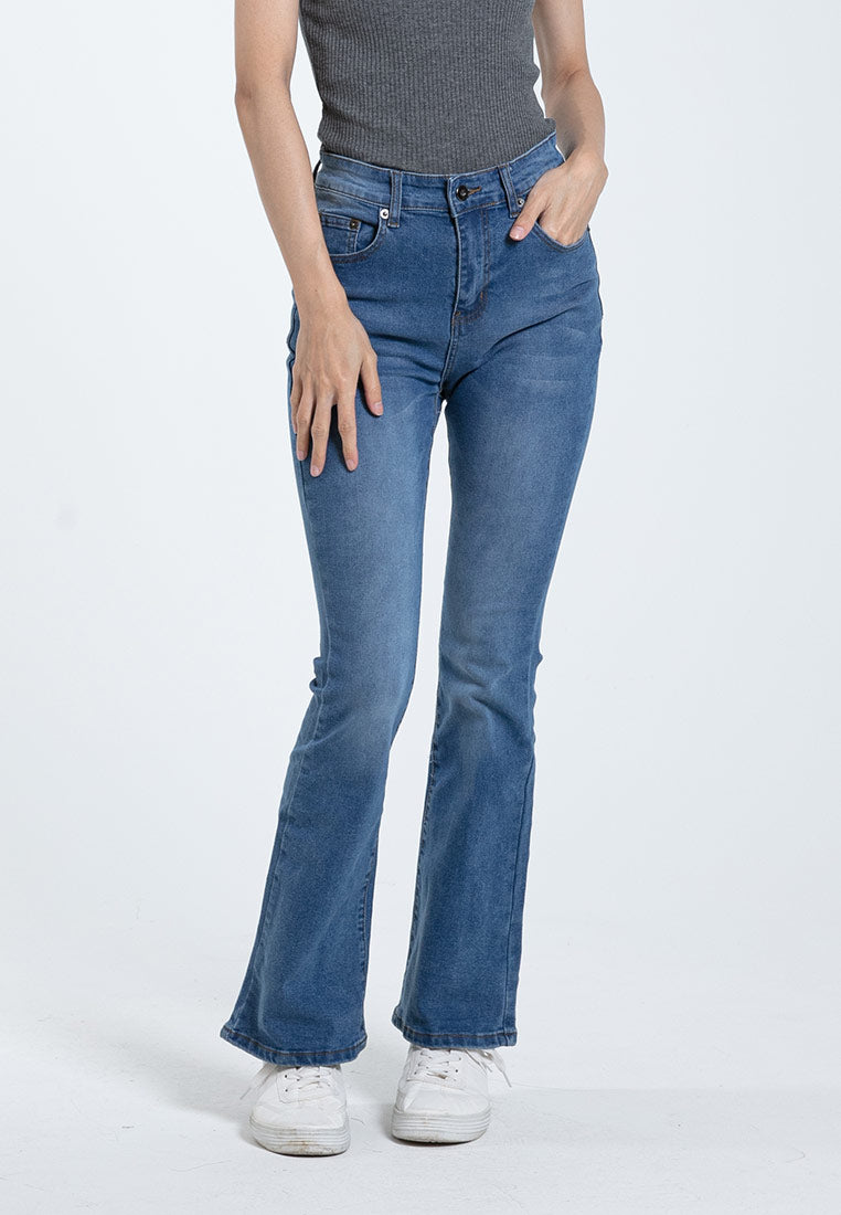 Forest Ladies Hight Waist Boot Cut Jeans - 810458