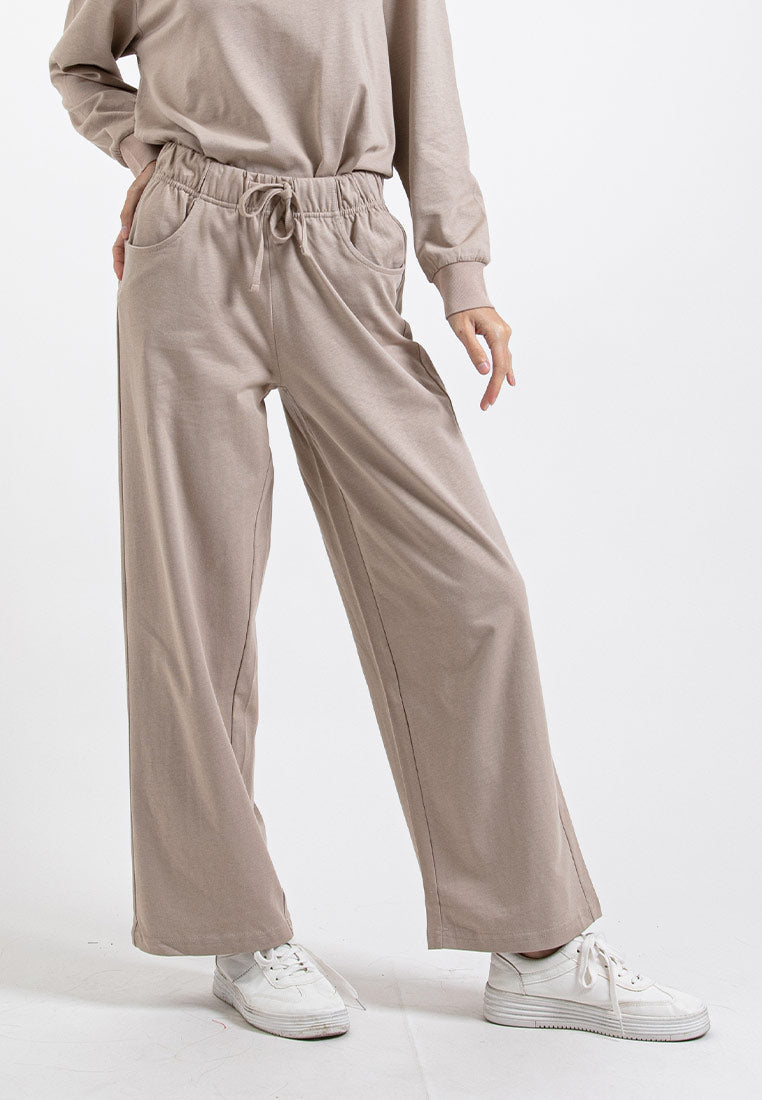 Forest Ladies Premium Cotton Loose Fit Long Sleeve Tee / Long Pants Comfy Lounge Wear - 822342 / 810485