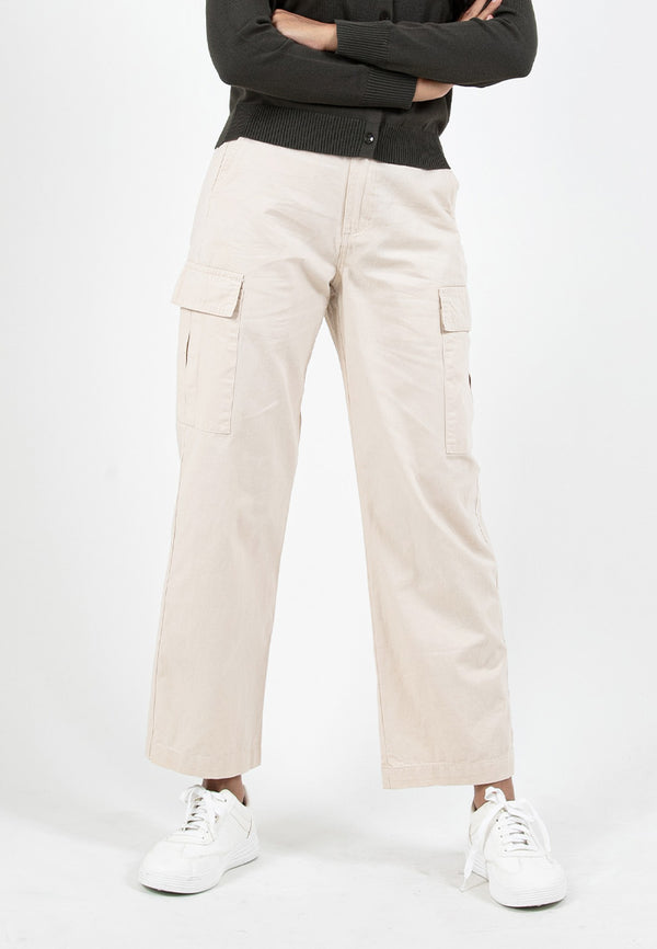Forest Ladies Cotton Twill Elastic Waisted Cargo Pants Women Long Pants | Seluar Panjang Perempuan - 810492