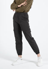 Forest Ladies Polyester Elastic Waisted Cargo Pants Women Casual Jogger Long Pants | Seluar Panjang Perempuan - 810494