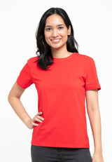 Forest Ladies Premium Soft-Touch Cotton Regular Fit Crew Neck Tee Tshirt Women | Baju T Shirt Perempuan - 822102