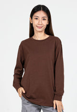 Forest Ladies Premium Cotton Loose Fit Long Sleeve Tee / Long Pants Comfy Lounge Wear - 822342 / 810485