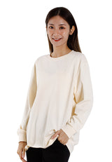 Forest Ladies Premium Cotton Loose Fit Long Sleeve Tee - 822342B