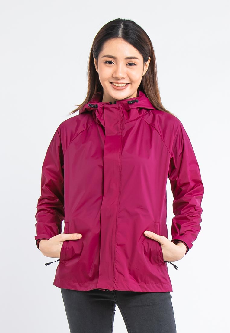 Forest Ladies Premium Windbreaker Women Trekking Biker Placket Jacket Jogging Running Hoodie Waterproof Jacket - 830119