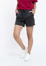 Forest Ladies Plain Shorts Elastic Roman Short Pants Women | Seluar Pendek Perempuan - 860146