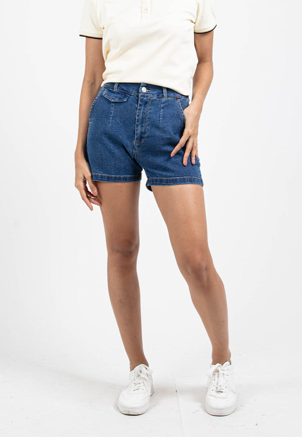 Forest Ladies Denim Short Pants Casual Denim Shorts Women | Seluar Pendek Denim Perempuan - 860156