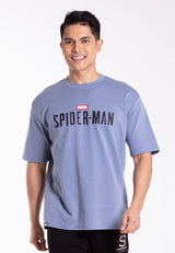 Forest x Marvel Spiderman Oversized Premium Fabric Round Neck Tee Men | Baju Tee shirt lelaki - FA20010