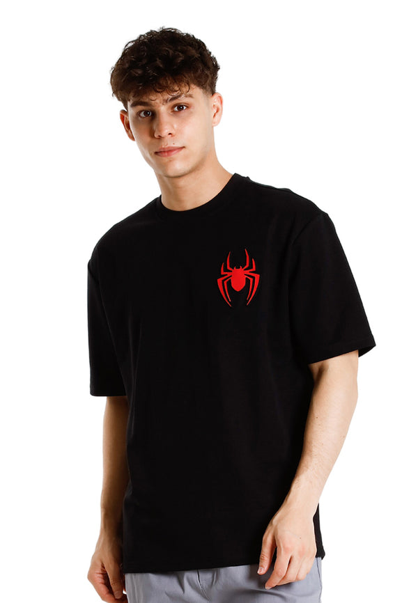 Forest x Marvel Spiderman Oversized Premium Fabric Round Neck Tee Men | Baju Tee shirt lelaki - FA20011