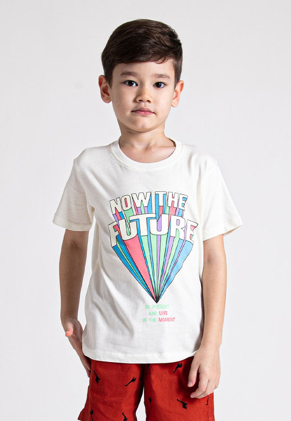 Forest Kids Boys Cotton Single Jersey Round Neck Graphic T-Shirt | Baju T-Shirt Budak Lelaki - FK20216