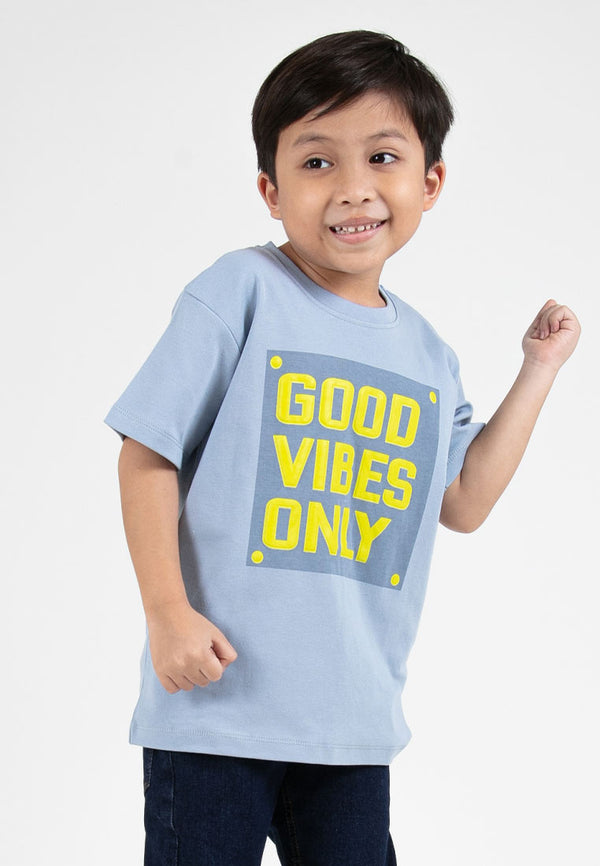 Forest Kids Boys Premium Cotton Interlock Round Neck Graphic T-Shirt | Baju T-Shirt Budak Lelaki - FK20219