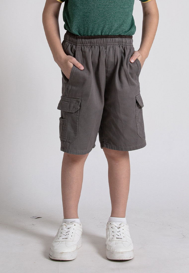 Forest Kids 100% Cotton Twill Cargo Pants Men Short Pants Men | Seluar Pendek Lelaki - FK65038