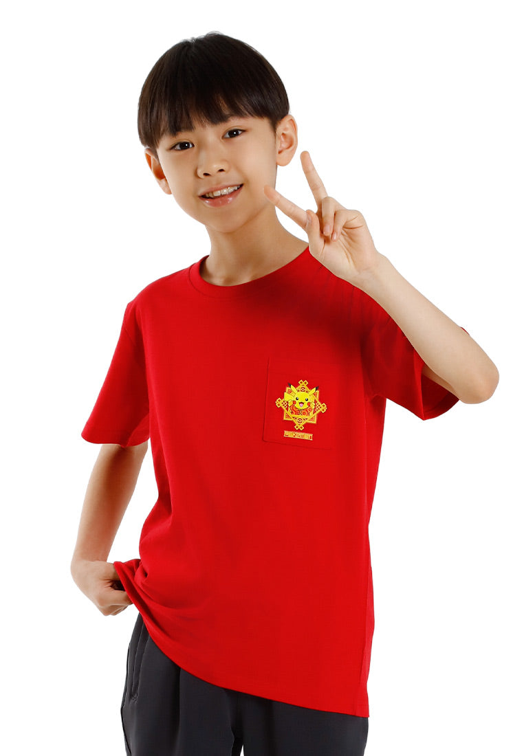 Forest x Pokemon Cotton Round Neck CNY Tee Men / Ladies / Kids  - FP21026 / FP821026 / FPK21026