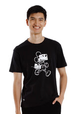 Forest x Disney Soft-touch Mickey Round Neck Tee Family Tee Men Ladies Kids - FW20114 / FW820114 / FWK20114