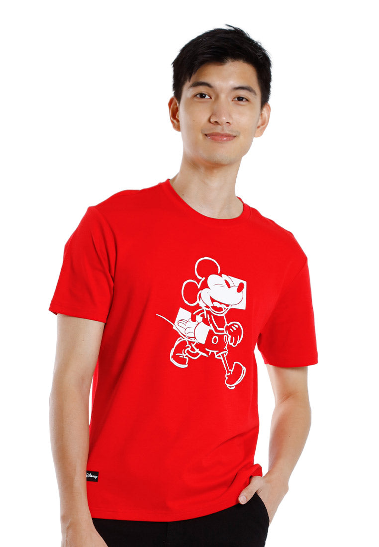 Forest x Disney Soft-touch Mickey Round Neck Tee Family Tee Men Ladies Kids - FW20114 / FW820114 / FWK20114