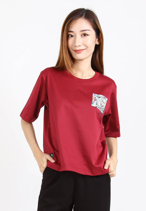 Forest x Disney 100 Year of Wonder Mickey Stamp Collections Airism Cotton Ladies Family T Shirt - FW820067