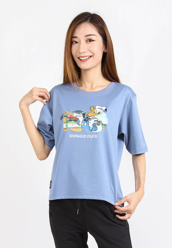 Forest x Disney 100 Year of Wonder Donald Duck Airism Cotton Ladies Family T Shirt - FW820071