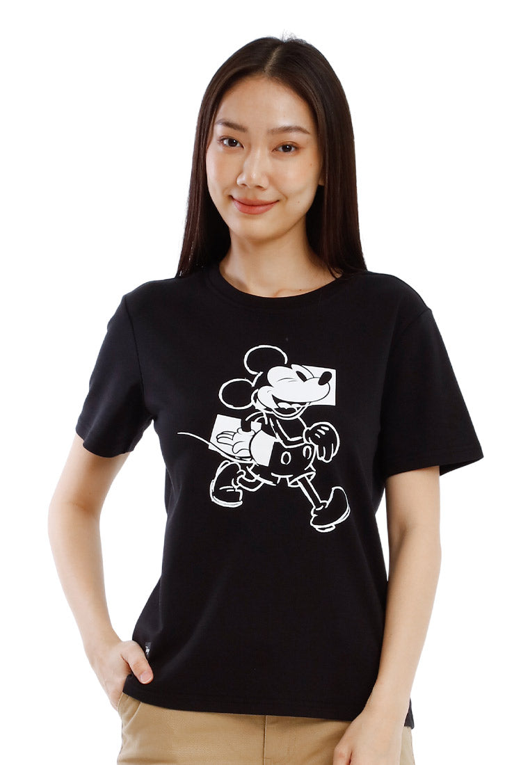 Forest x Disney Soft-touch Mickey Round Neck Tee Family Tee Men Ladies Kids - FW20114 / FW820114 / FWK20114