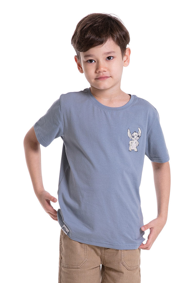 Forest x Disney Stitch Premium Weight Cotton Round Neck Tee Family Tee Kids Tee - FWK20104