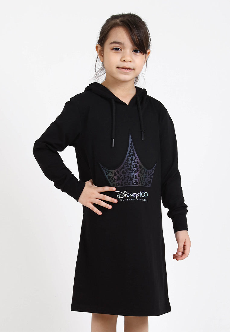 Forest x Disney 100 Years of Wonder Disney Princess Long Sleeve Hoodies Kids Dress | FWK885033