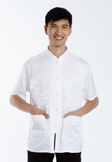 Alain Delon 2025 CNY Men Traditional PV Short Sleeve Shirt Tang Suit | Sam Fu | 唐装 -14525006