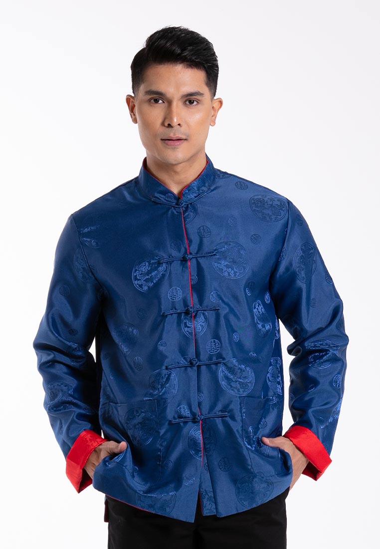 Alain Delon CNY 2025 Tangfu Cotton Linen Reversible Long Sleeve - 15525001