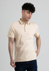 Forest Premium Weight Cotton 220gsm Interlock Knitted Pocket Polo Tee | Baju T Shirt Lelaki - 23765