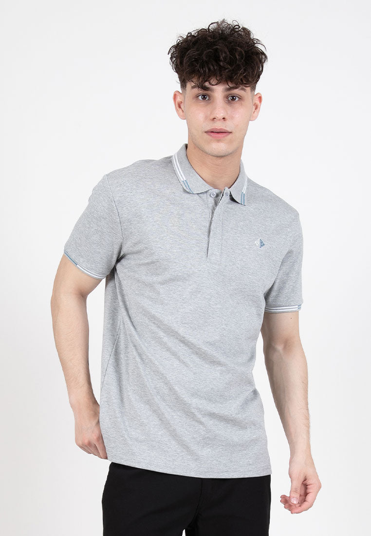 Forest Premium Weight Cotton Polo Tee 220gsm Interlock Knitted Polo T Shirt | Baju T Shirt Lelaki - 23860