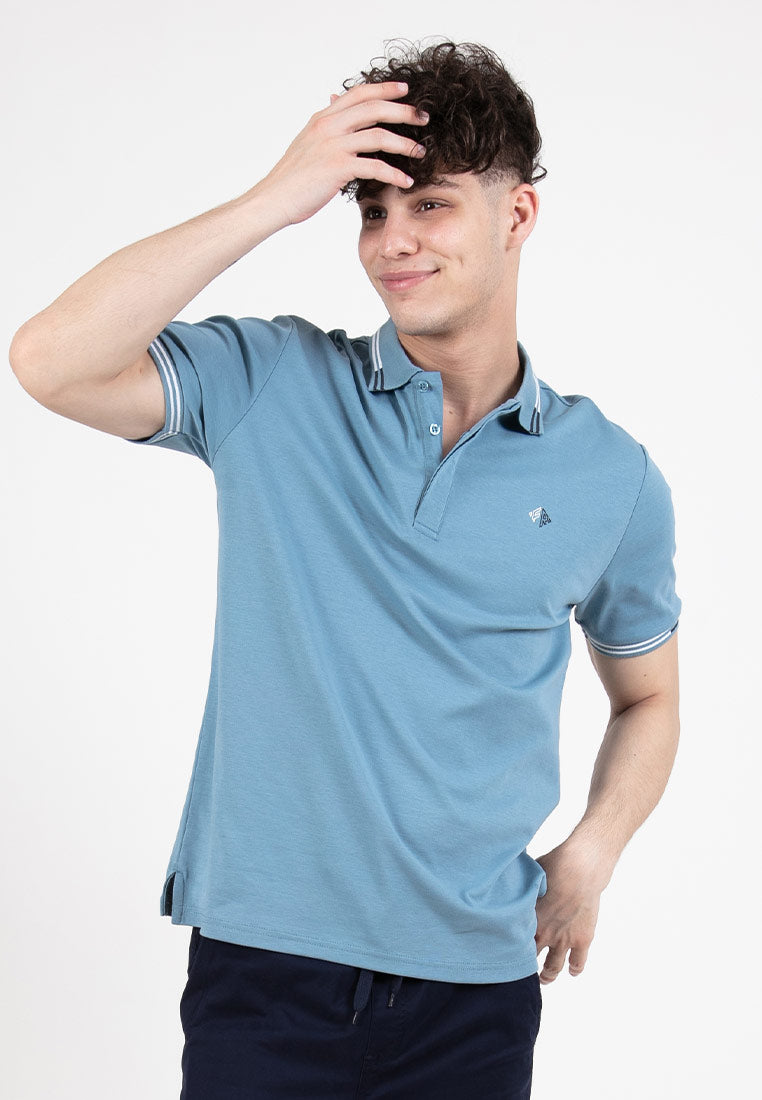 Forest Premium Weight Cotton Polo Tee 220gsm Interlock Knitted Polo T Shirt | Baju T Shirt Lelaki - 23860