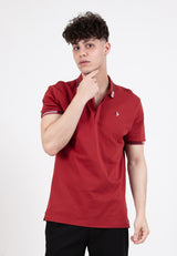 Forest Premium Weight Cotton Polo Tee 220gsm Interlock Knitted Polo T Shirt | Baju T Shirt Lelaki - 23860