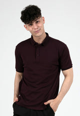 Forest Premium Weight 220gsm Cotton Interlock Knitted Polo Tee | Baju T Shirt Lelaki- 23907