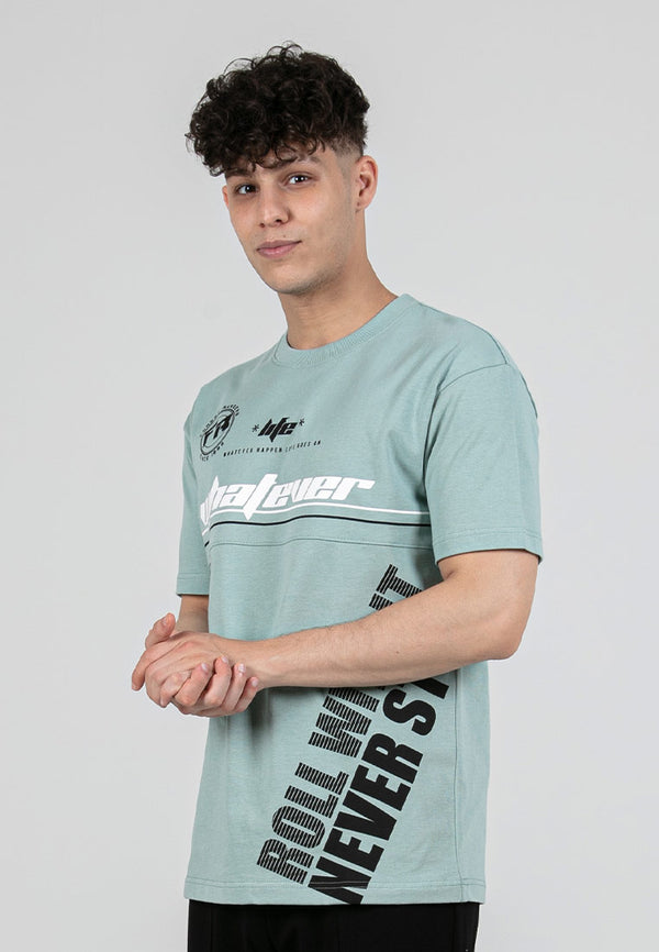 Forest Boxy Cut Graphic Tee Crew Neck Short Sleeve T Shirt Men | Oversized Shirt Men - 23943