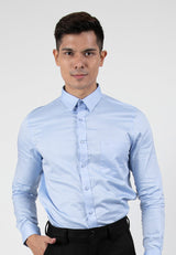 Byford CTNRC With Pocket Slim Fit Plain Colloar -3523002A