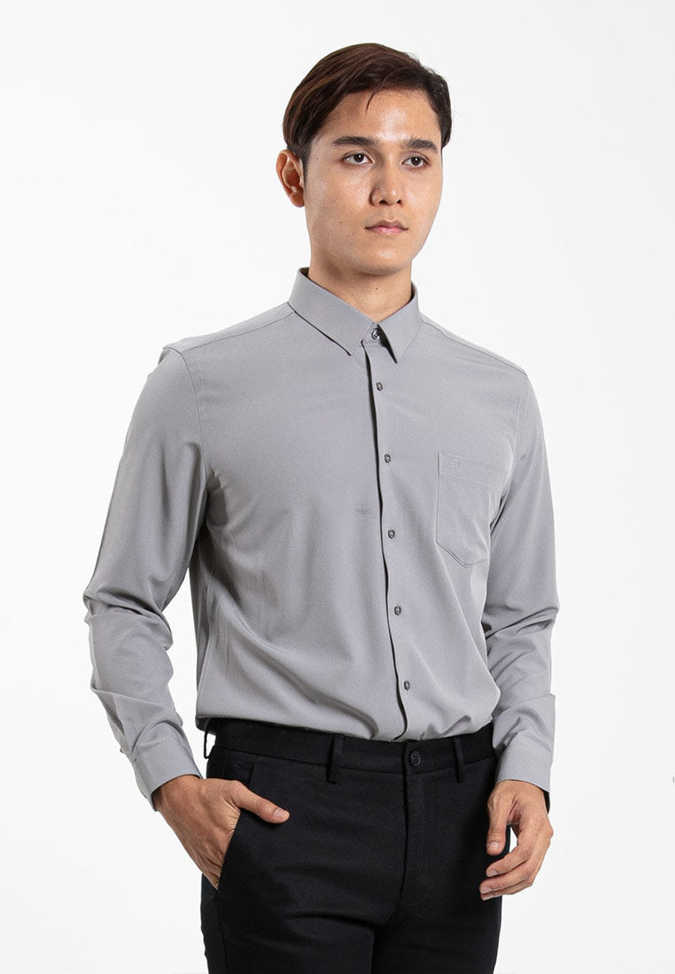 Byford Long Sleeve Slim Fit Business Shirt - 3524001A