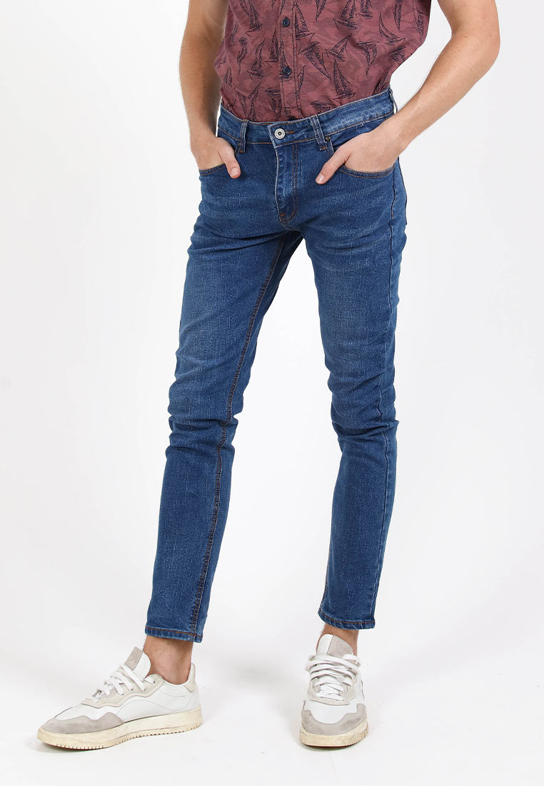 Forest Stretchable Slim Fit Jeans Men Denim Jeans | Seluar Jeans Lelaki Slim Fit - 610209
