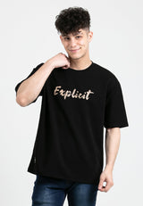 Forest Oversized Premium Weight Air-Cotton Oversized Tee Crew Neck Short Sleeve T Shirt Men |Oversized Shirt Men- 621389