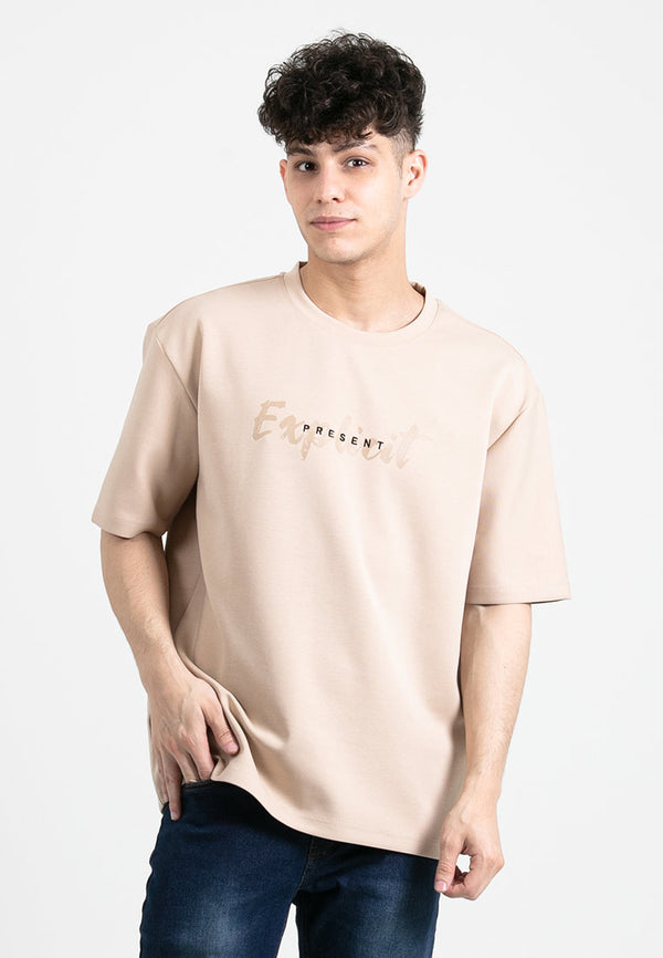 Forest Oversized Premium Weight Air-Cotton Oversized Tee Crew Neck Short Sleeve T Shirt Men |Oversized Shirt Men- 621389