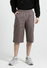 Forest 100% Cotton Twill 27"/28" Cargo Pants Men Shorts Casual 3 Quarter Short Pants Men | Seluar Pendek Lelaki - 65796