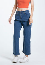 Forest Ladies High Waist Straight Cut Stretchable Denim Jeans - 810444