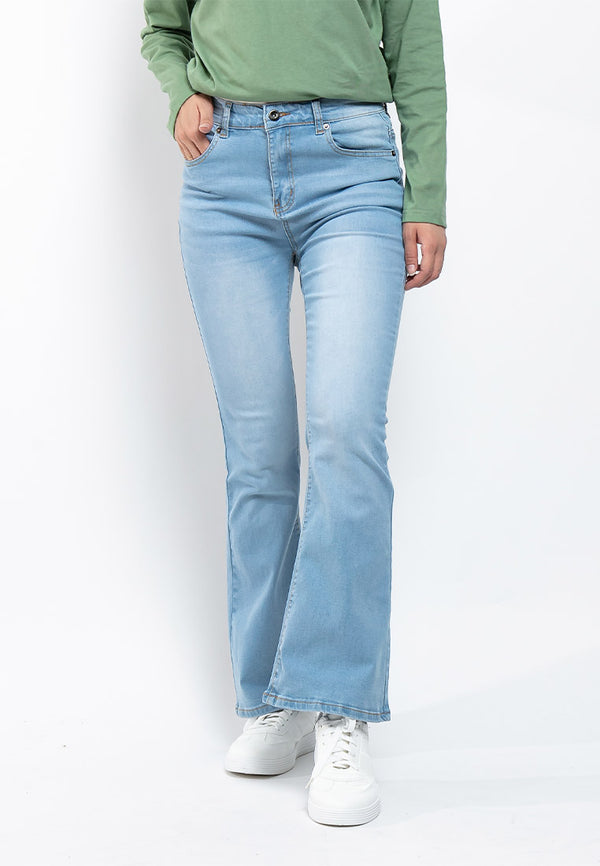 Forest Ladies Hight Waist Boot Cut Jeans - 810458