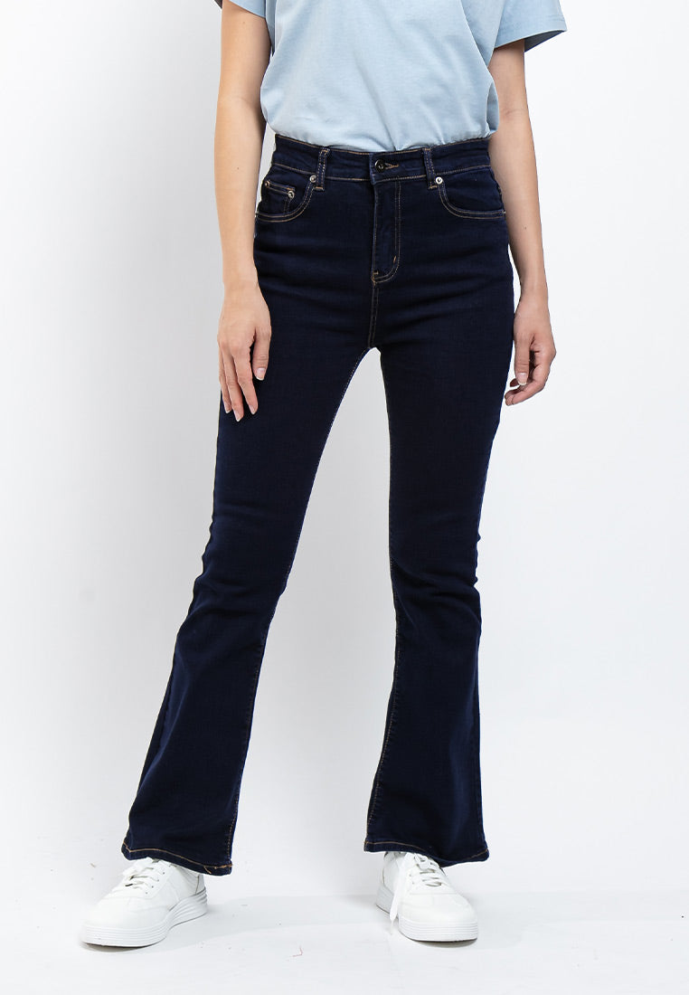 Forest Ladies Hight Waist Boot Cut Jeans - 810458