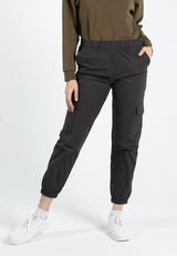 Forest Ladies Polyester Elastic Waisted Cargo Pants Women Casual Jogger Long Pants | Seluar Panjang Perempuan - 810494