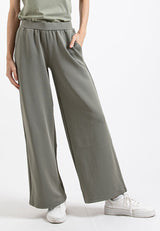 Forest Ladies Wide Leg Pants Roman Women Casual Long Pants | Seluar Perempuan - 810533