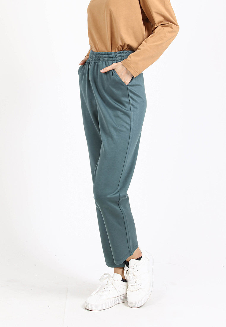 Forest Ladies Modal Soft Jogger Pants Women Casual Plain Long Pants | Seluar Perempuan Panjang - 810536