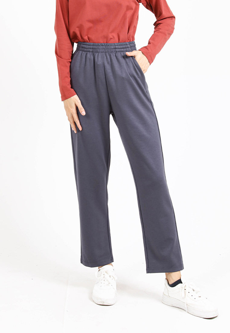 Forest Ladies Modal Soft Jogger Pants Women Casual Plain Long Pants | Seluar Perempuan Panjang - 810536