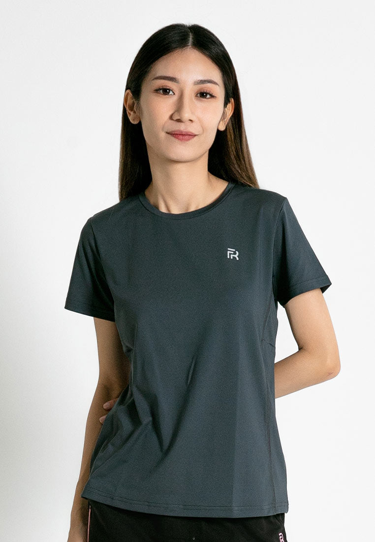 Forest Ladies Stretchable Dri-Fit Sport Tee Quick Dry Tshirt Women | Baju T Shirt Perempuan - 821975