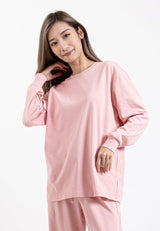 Forest Ladies Premium Cotton Loose Fit Long Sleeve Tee / Long Pants Comfy Lounge Wear - 822342 / 810485