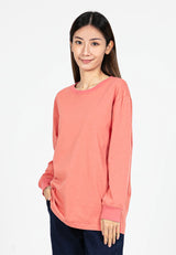 Forest Ladies Premium Cotton Loose Fit Long Sleeve Tee - 822342B