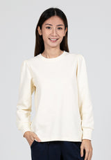 Forest Ladies Cotton Interlock Long Sleeve Women T-Shirt Casual Plain Sweatshirt | Baju Lengan Panjang Perempuan- 822412