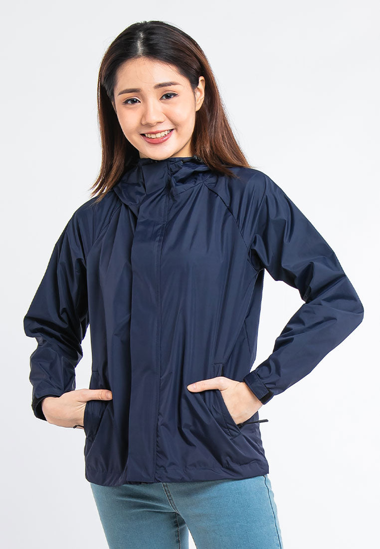 Forest Ladies Premium Windbreaker Women Trekking Biker Placket Jacket Jogging Running Hoodie Waterproof Jacket - 830119